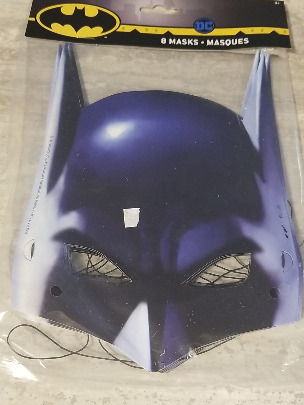 DC Batman Party Mask in Dark Blue